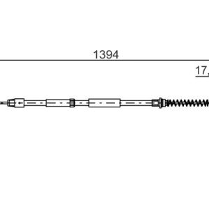 ΝΤΙΖΑ ΦΡΕΝΟΥ MB, VW CRAFTER 1394mm