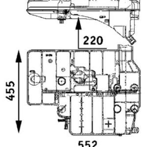 ΔΟΧΕΙΟ ΝΕΡΟΥ MERCEDES (8MA376705191)