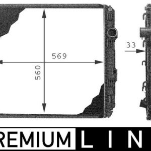 ΨΥΓΕΙΟ ΝΕΡΟΥ ΜΒ ATEGO 33mm (8MK376721241)
