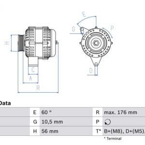 ΔΥΝΑΜΟ ΤΡΙΦΑΣΙΚΟΥ ΡΕΥΜΑΤΟΣ MERCEDES SPRINTER (090)