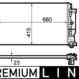 ΨΥΓΕΙΟ ΝΕΡΟΥ ΜΒ SPRINTER 06- (8MK376782051) Valeo version OE