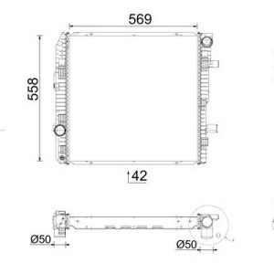 ΨΥΓΕΙΟ ΝΕΡΟΥ ΜΒ ATEGO 42mm (8MK376721271)