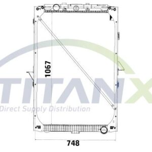 Radiator, engine cooling