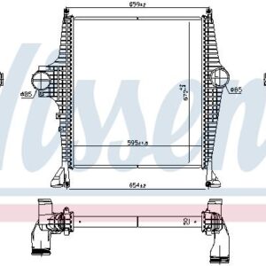 ΨΥΓΕΙΟ INTERCOOLER MERCEDES ATEGO