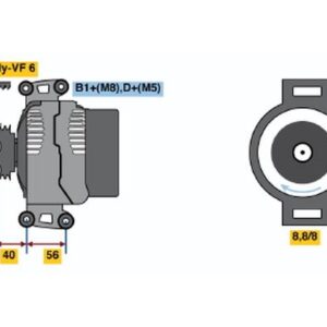 ΔΥΝΑΜΟ ΤΡΙΦΑΣΙΚΟΥ ΡΕΥΜΑΤΟΣ MERCEDES SPRINTER CDI
