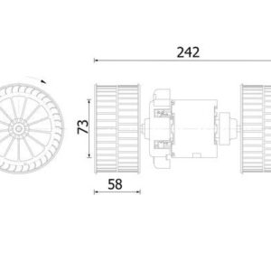 ΒΕΝΤΙΛΑΤΕΡ ΚΑΜΠΙΝΑΣ MERCEDES ACTROS 1831