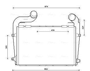 ΨΥΓΕΙΟ INTERCOOLER SCANIA P, G, R, T (SC4041)