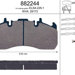 Brake Pad Set, disc brake