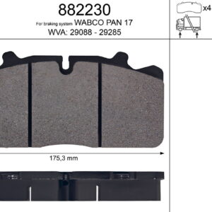Brake Pad Set, disc brake