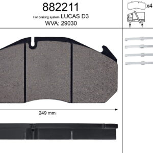 Brake Pad Set, disc brake