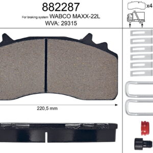 Brake Pad Set, disc brake