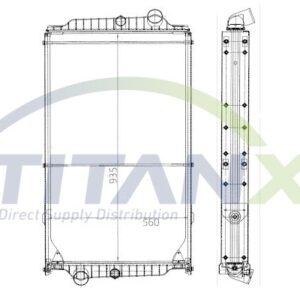Radiator, engine cooling